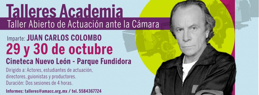 Taller abierto de actuación ante la cámara