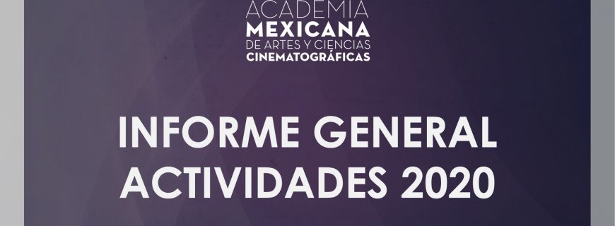 INFORME GENERAL DE ACTIVIDADES 2020